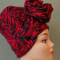 Hoofddoek/Headwrap in Afrikaanse Print