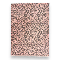 Wintersjaal met luipaardprint en franjes