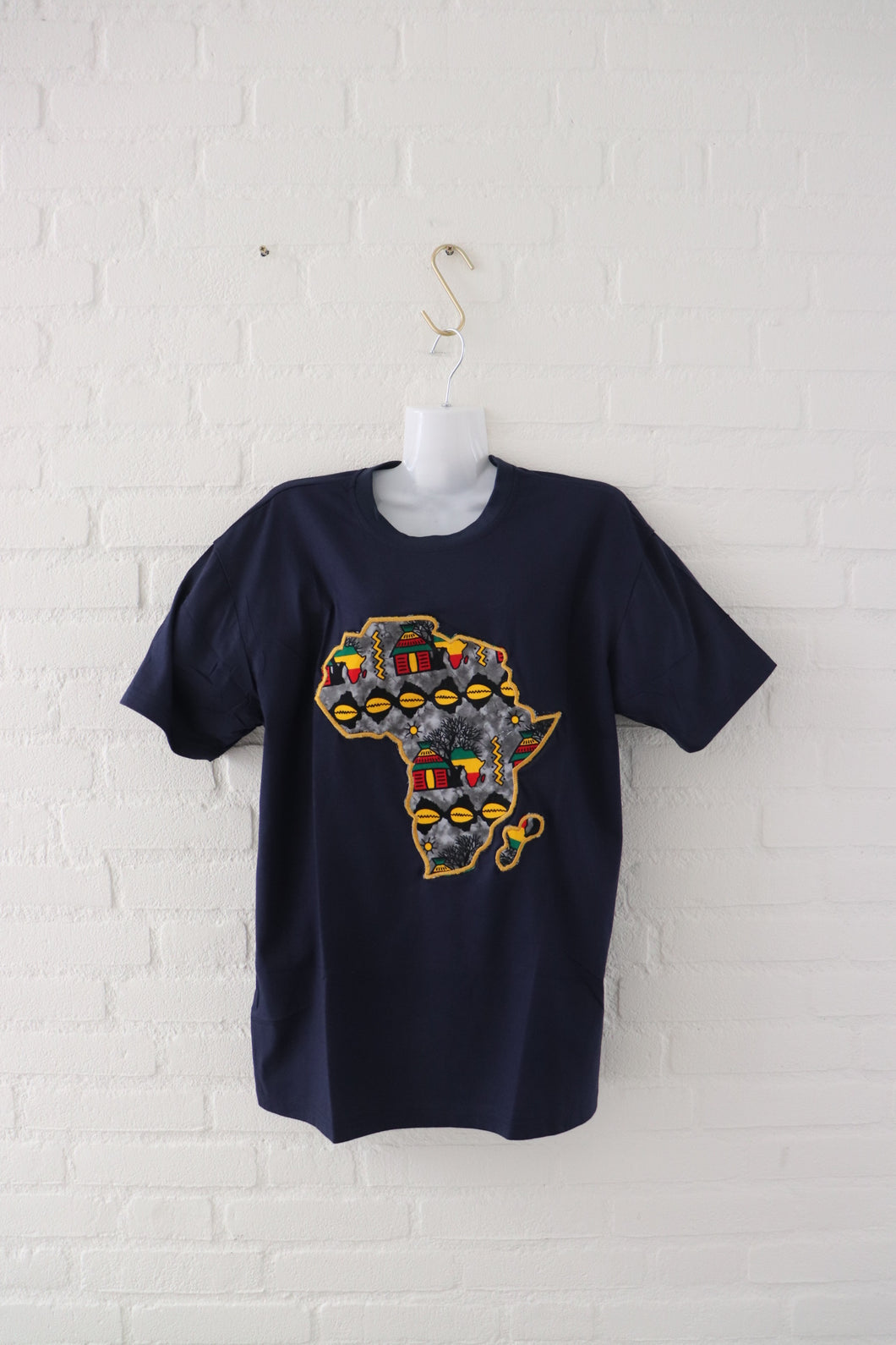 Afrikaanse Continent Print Tshirt (Unisex)