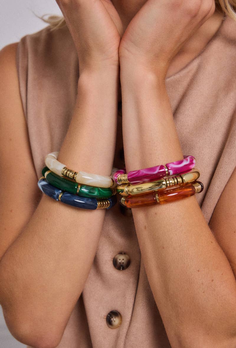 Elastische gekleurde armband