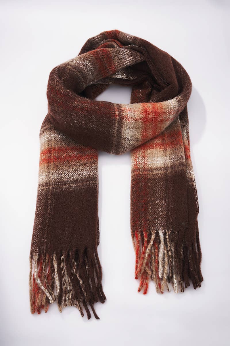 NANA Geruite wollen sjaal