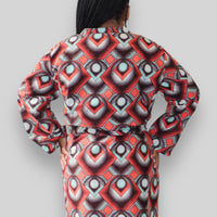 Kimono Vest van Afrikaanse Print