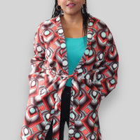 Kimono Vest van Afrikaanse Print