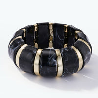 Fantasiearmband 3WY03: Bruin / Acryl 70%, CCB 30%