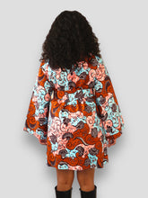 Afbeelding in Gallery-weergave laden, Kimono Jurk van Afrikaanse Print - Multicolor 2
