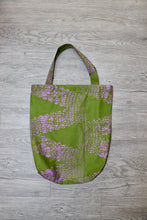 Afbeelding in Gallery-weergave laden, Tote Tas in Afrikaanse Print - Groen/Licht Roze
