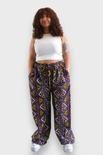 Cargar imagen en el visor de la galería, Baggy broek met kleurrijke Aztec-print
