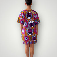 Shirt & Shorts Co-ord Set - Paars