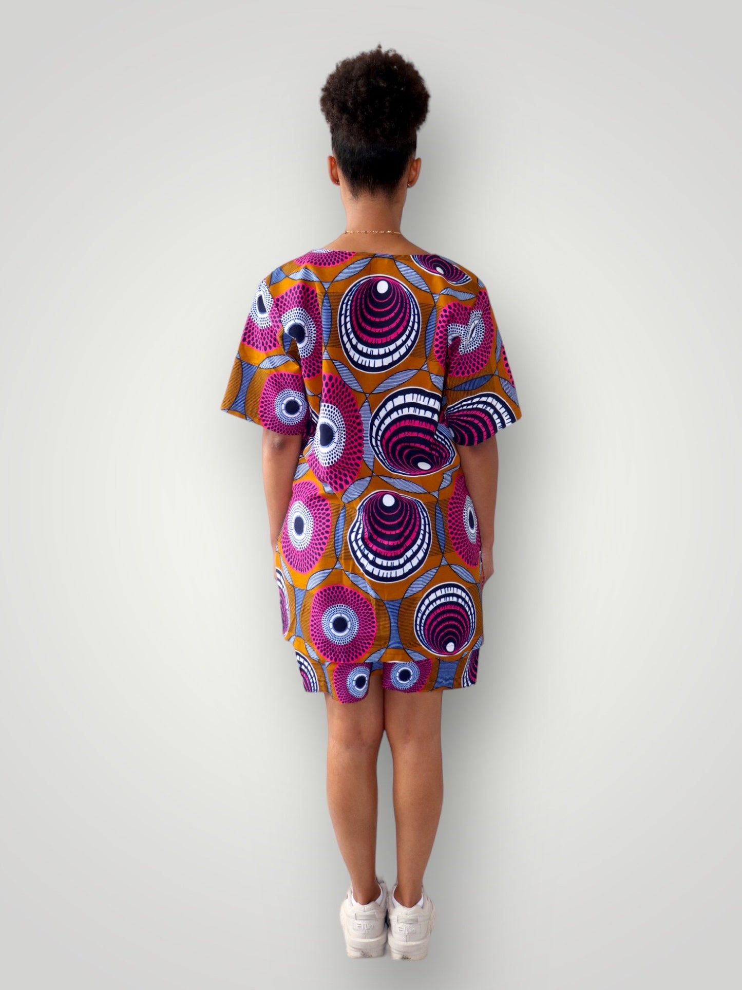 Shirt & Shorts Co-ord Set - Paars