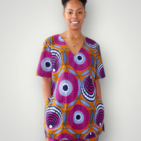 Shirt & Shorts Co-ord Set - Paars