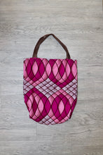 Afbeelding in Gallery-weergave laden, Tote Tas in Afrikaanse Print - Licht Roze /Fuschia
