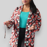 Kimono Vest van Afrikaanse Print