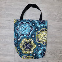 Tote Tas in Afrikaanse Print - Blauw