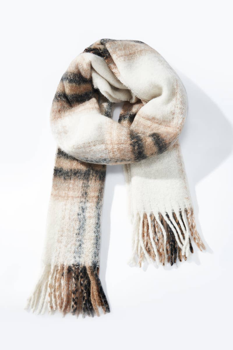 NANA Geruite wollen sjaal