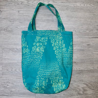 Tote Tas in Afrikaanse Print - Licht Blauw