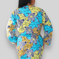 Kimono Vest van Afrikaanse Print - Multicolor 2