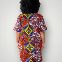 Kimono Vest & Shorts Co-ord Set - Multicolor