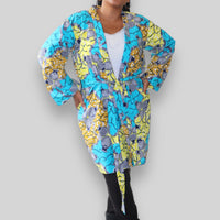 Kimono Vest van Afrikaanse Print - Multicolor 2