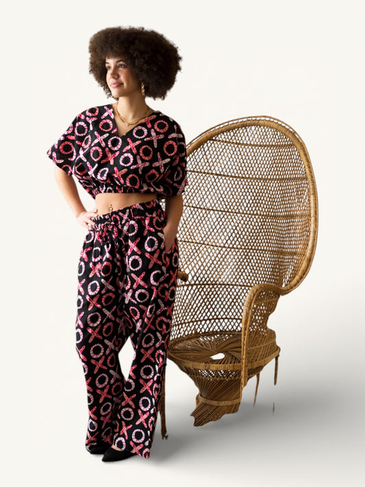 Baggy Broek –Crop Top Set