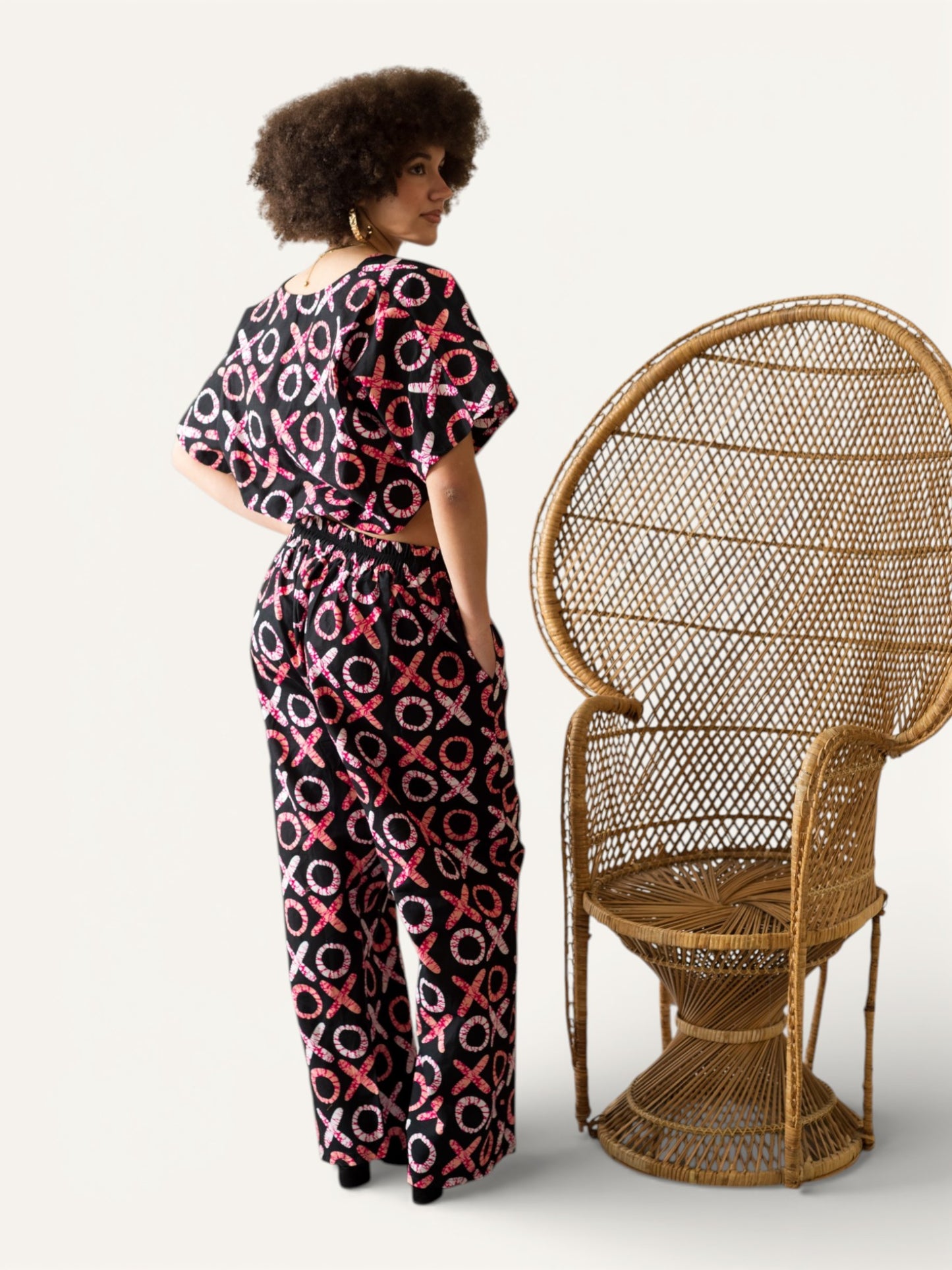 Baggy Broek –Crop Top Set