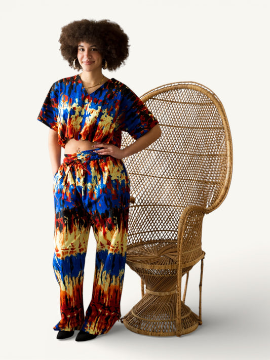 Baggy Broek – Crop Top Set