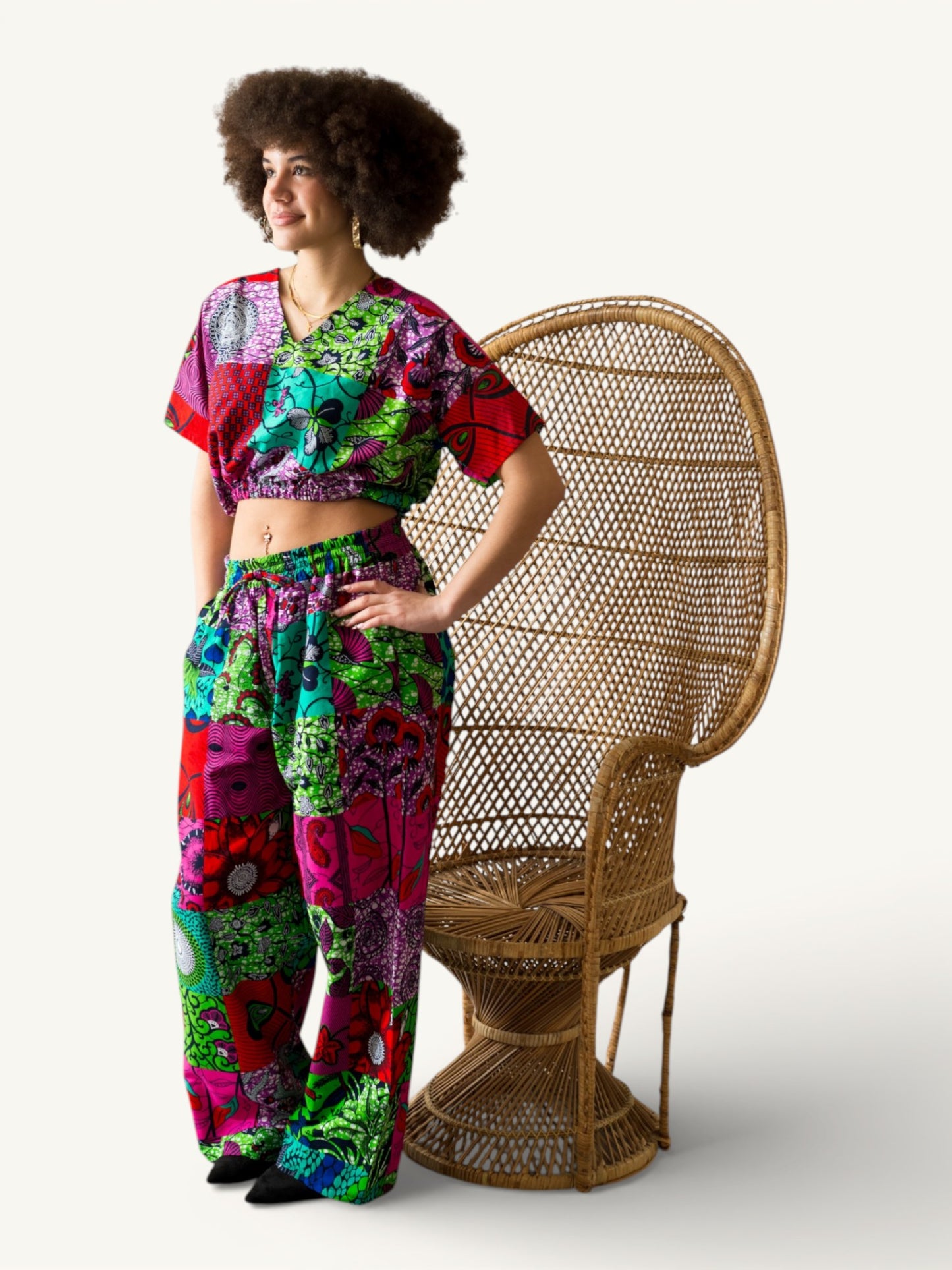 Baggy Broek – Crop Top Set