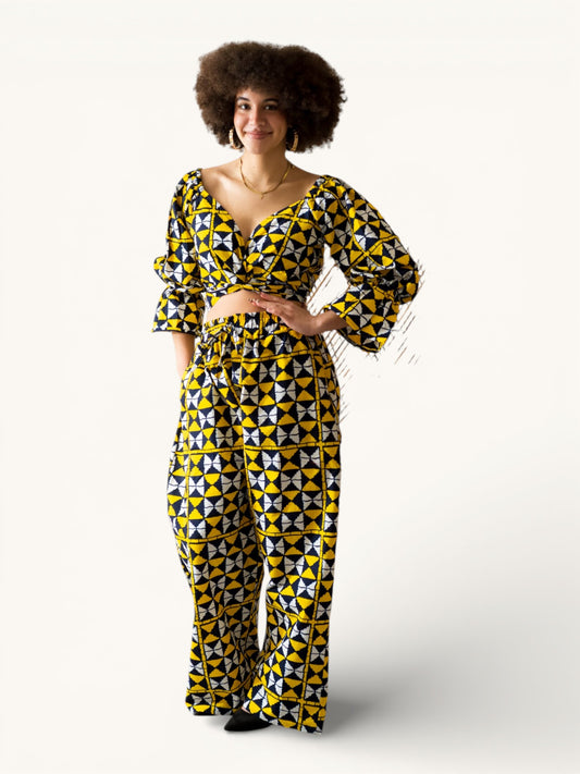 Baggy Broek –Wrap Top Set