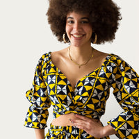 Baggy Broek –Wrap Top Set