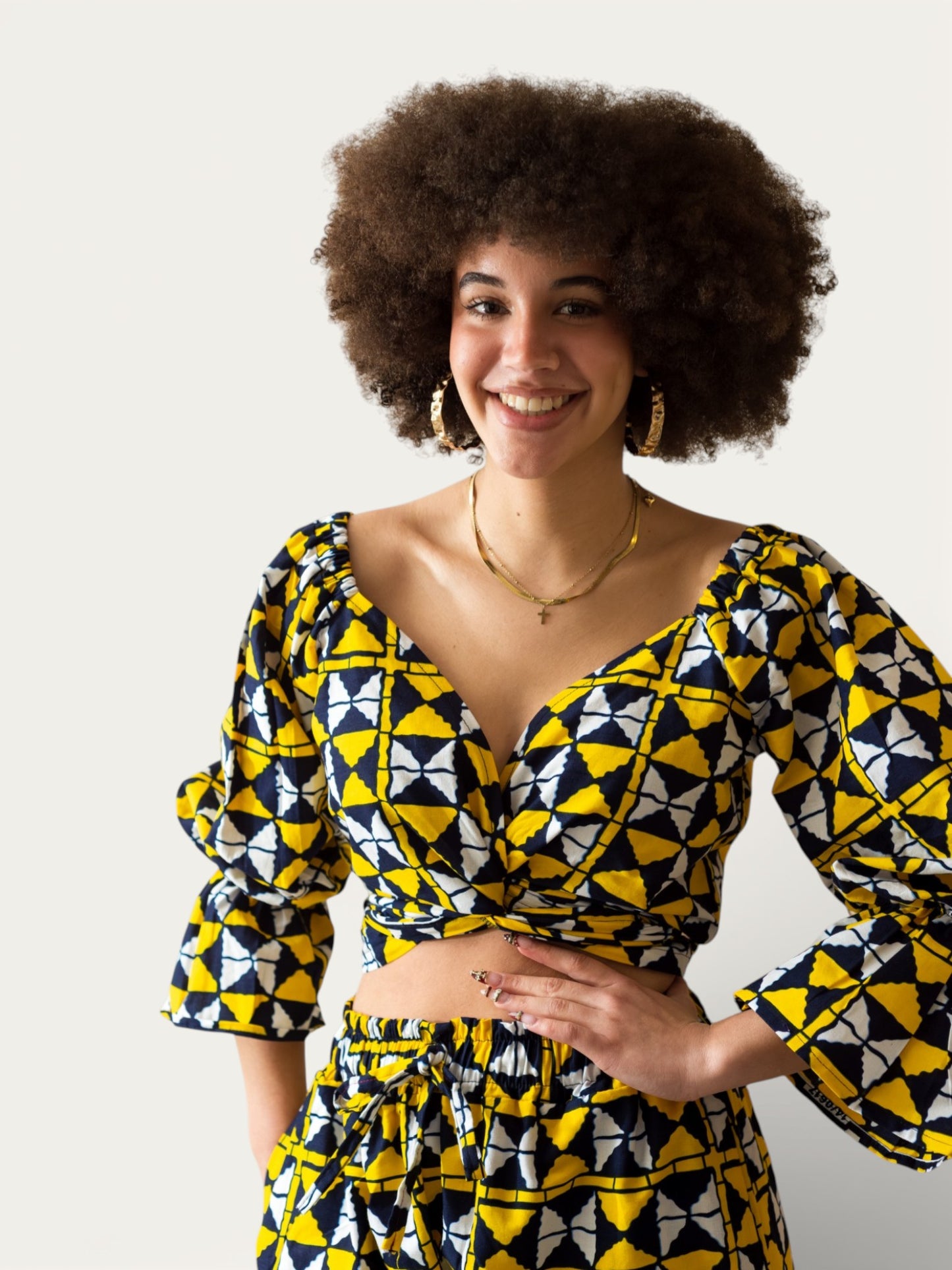 Baggy Broek –Wrap Top Set