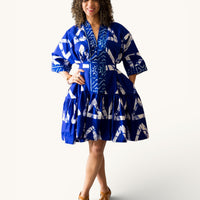 Bubu jurk met Batik Print