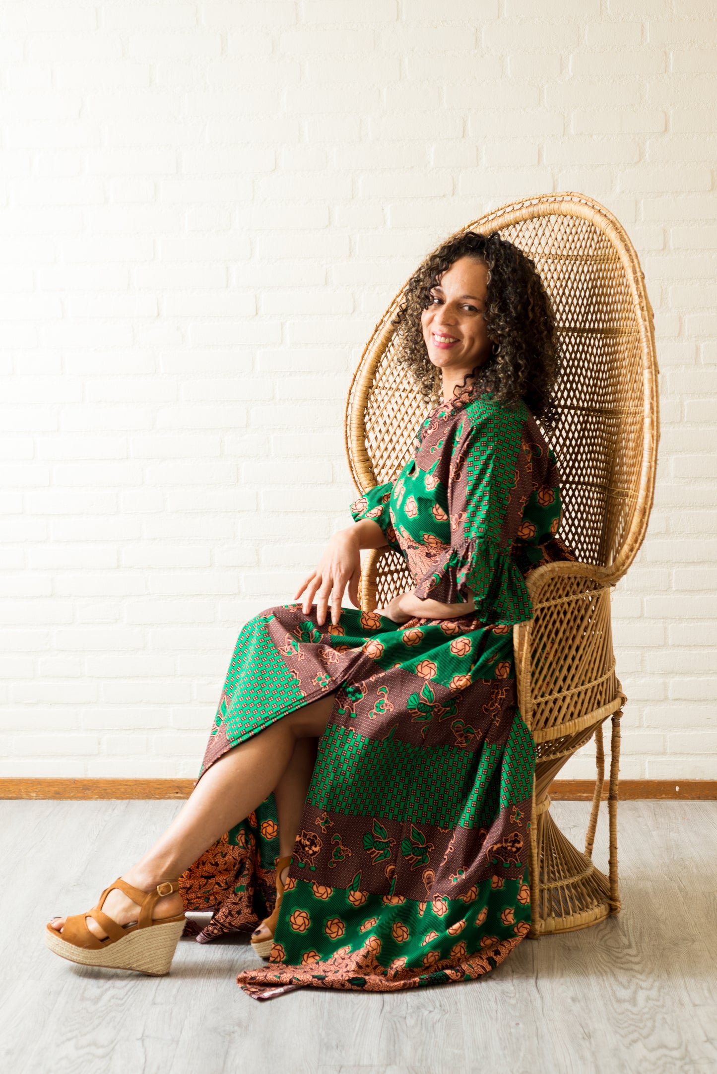 Rok-Top Set meteen Trompetmouwen