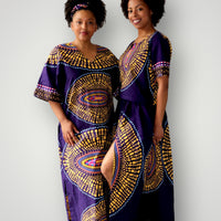 Top en Maxi Rok met Slit Co-ord Set - Paars