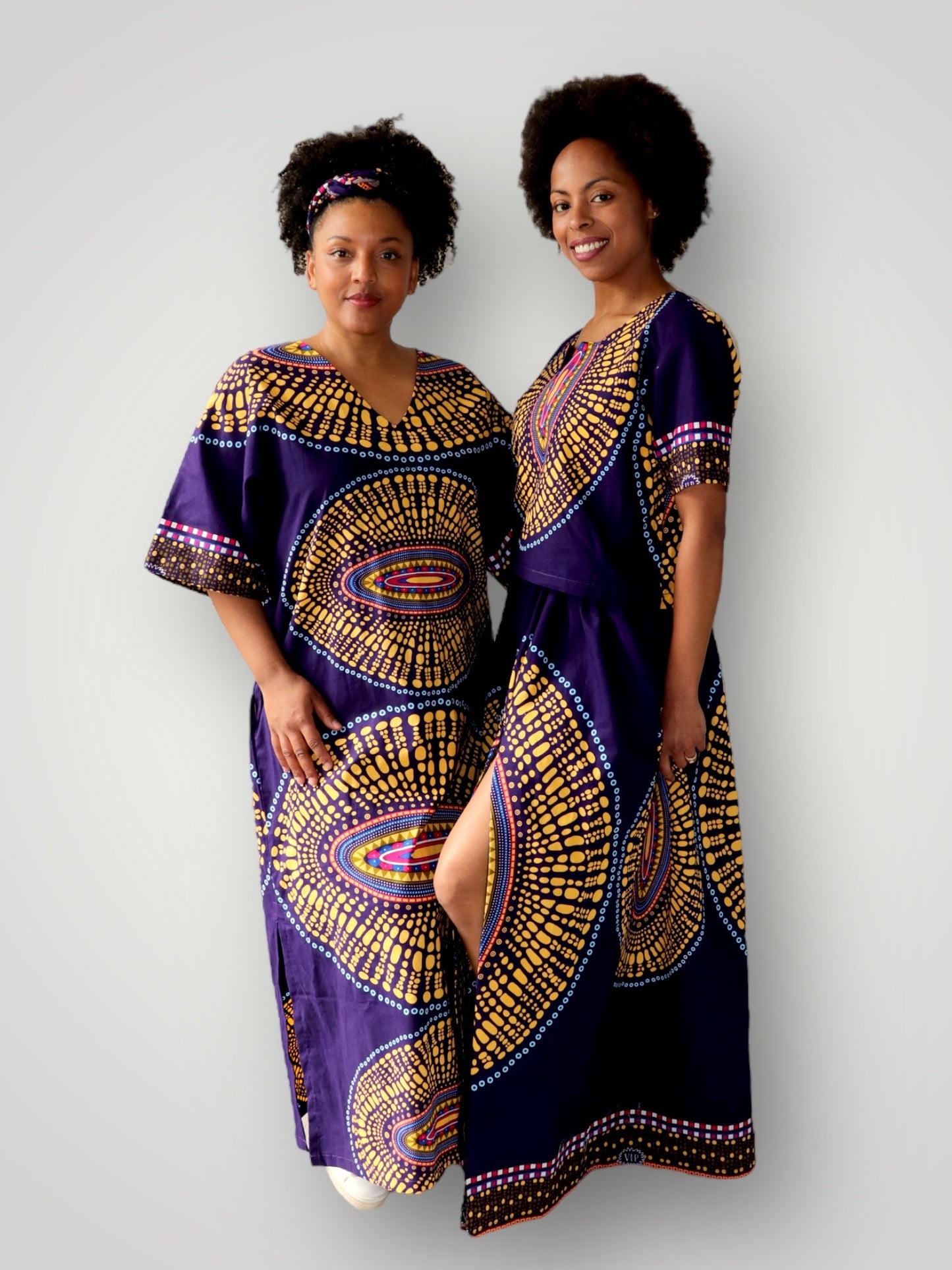 Top en Maxi Rok met Slit Co-ord Set - Paars