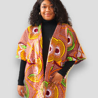 Kimono van Afrikaanse Print - Multicolor 3