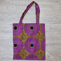 Tote Tas in Afrikaanse Print - Roze