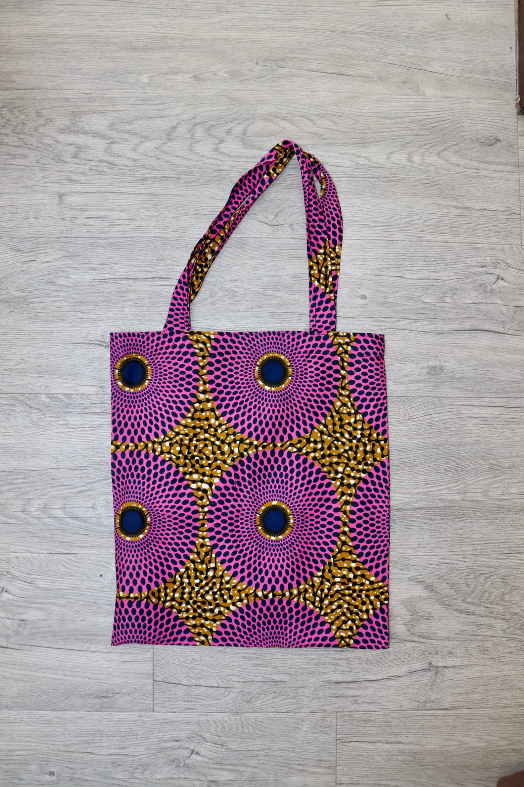 Tote Tas in Afrikaanse Print - Roze