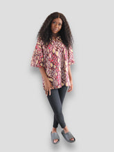 Afbeelding in Gallery-weergave laden, Dashiki Top van Afrikaanse Print - Multicolor 7
