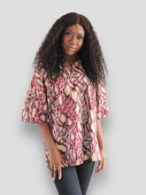 Afbeelding in Gallery-weergave laden, Dashiki Top van Afrikaanse Print - Multicolor 7
