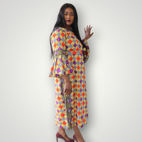 Maxi Jurk  Afrikaanse Print