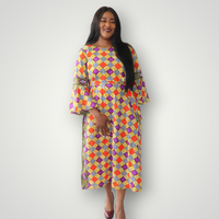 Maxi Jurk  Afrikaanse Print