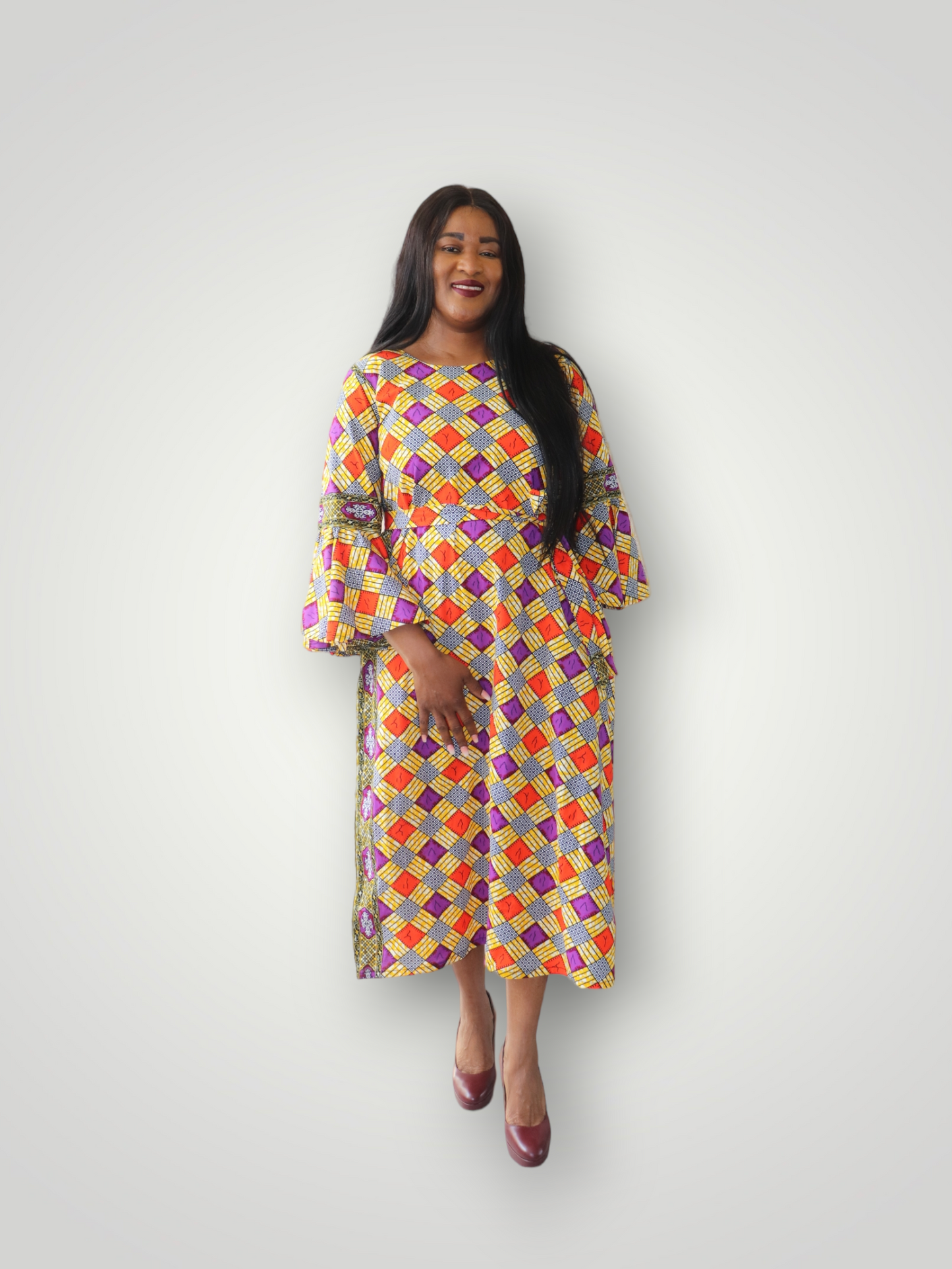 Maxi Jurk  Afrikaanse Print