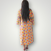 Maxi Jurk  Afrikaanse Print