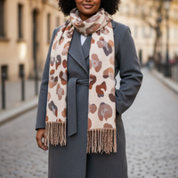 NANA sjaal met luipaardmotief