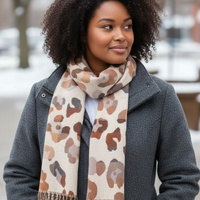 NANA sjaal met luipaardmotief