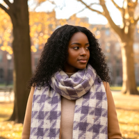 NANA Sjaal met dikke franjes