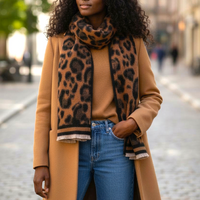 NANA sjaal met luipaardmotief