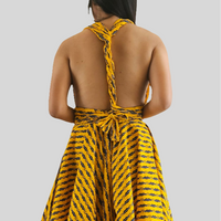 Infinity Multiway Midi Jurk van Afrikaanse Print