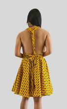 Charger l&#39;image dans la galerie, Infinity Multiway Midi Jurk van Afrikaanse Print
