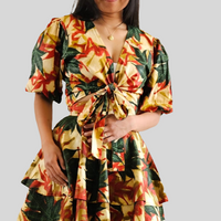 Wrap Top en Midi Rok  Co-ord Set