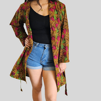 Kimono Vest van Afrikaanse Print